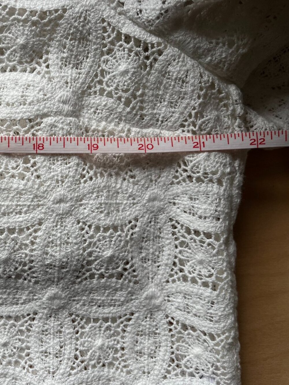 Sezane Chlo Shirt Ecru Guipure Sheer White Lace Size 44 (US W's Size 12) - Picture 5 of 9